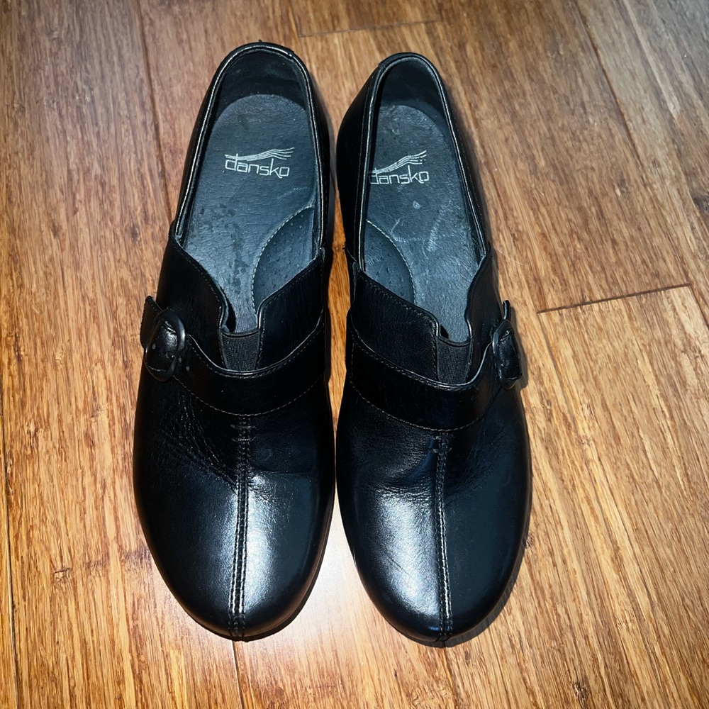 Dansko leather clogs